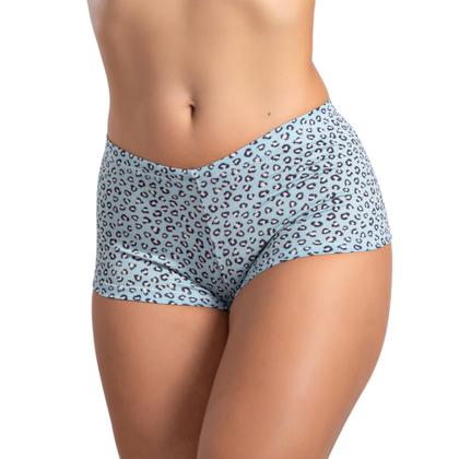 Imagem de Kit 10 Calcinha Boxer short liso Microfibra de Poliéster Atacado Super Conforto Vontade de Lingerie