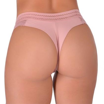 Imagem de Kit 10 Calcinha Fio Dental Fio Duplo  Lingerie Com Renda e Elástico na Cintura Tanga Feminina Atacado e Revenda