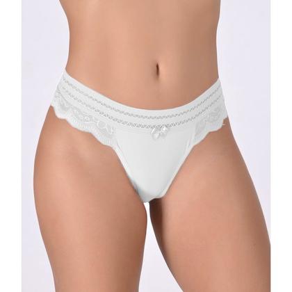 Imagem de Kit 10 Calcinha Fio Dental Fio Duplo  Lingerie Com Renda e Elástico na Cintura Tanga Feminina Atacado e Revenda