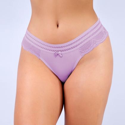 Imagem de Kit 10 Calcinha Fio Dental Fio Duplo  Lingerie Com Renda e Elástico na Cintura Tanga Feminina Atacado e Revenda