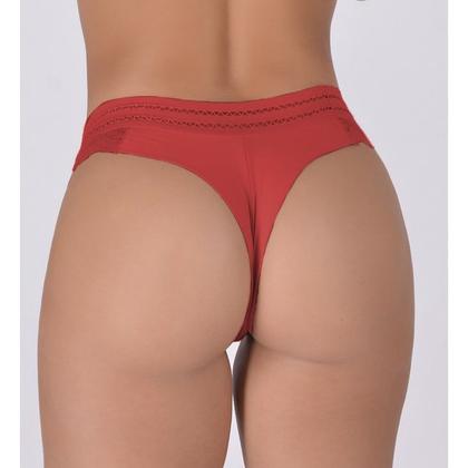 Imagem de Kit 10 Calcinha Fio Dental Fio Duplo  Lingerie Com Renda e Elástico na Cintura Tanga Feminina Atacado e Revenda