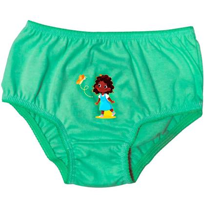 Imagem de Kit 10 Calcinha Infantil  Menina 100 Algodão 