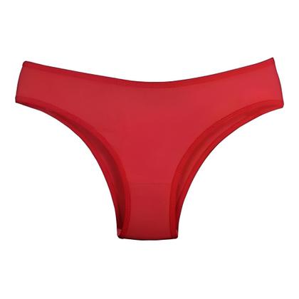 Imagem de Kit 10 Calcinhas Adulto 100% Algodão Lisas Tanga Cotton