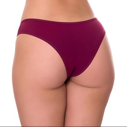 Imagem de Kit 10 Calcinhas Adulto 100% Algodão Lisas Tanga Cotton