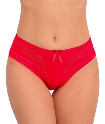 Imagem de KIT 10 Calcinhas algodão cintura alta Lingerie Atacado Em Cotton E Renda 