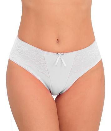Imagem de KIT 10 Calcinhas algodão cintura alta Lingerie Atacado Em Cotton E Renda 