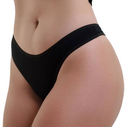 Imagem de Kit 10 Calcinhas Fio Dental Algodão Conforto Cotton Feminina