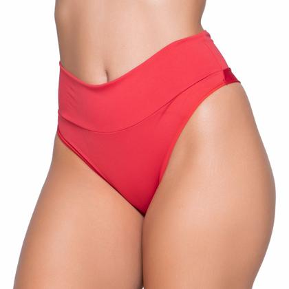 Imagem de Kit 10 Calcinhas Modeladora Cós Alto Duplo Fio Duplo