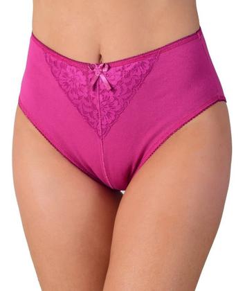 Imagem de Kit 10 Calcinhas Plus Size Senhora Cintura Alta Detalhe Em Renda Atacado Kit Calçola Veste até 52