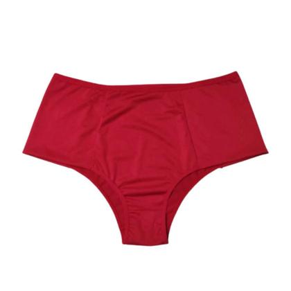 Imagem de Kit 10 Calcinhas Sortidas Cós Alto Pala Dupla Plus Size Forro Algodão Feminina Confortável Adulto