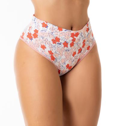 Imagem de Kit 10 Calçola Cós Alto Modeladora Calcinha Reforçada Cintura Alta Revenda Estampada