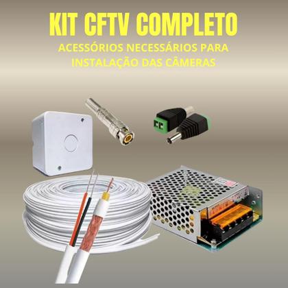 Imagem de Kit 10 Câmeras 1220B Full Color Intelbras Dvr Mhdx 16ch 1TB colorido dia e noite