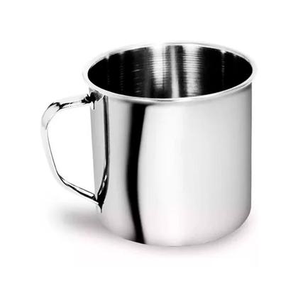 Imagem de Kit 10 Caneca Inox Pequena N.07 200ml Café Leite Servir Luxo