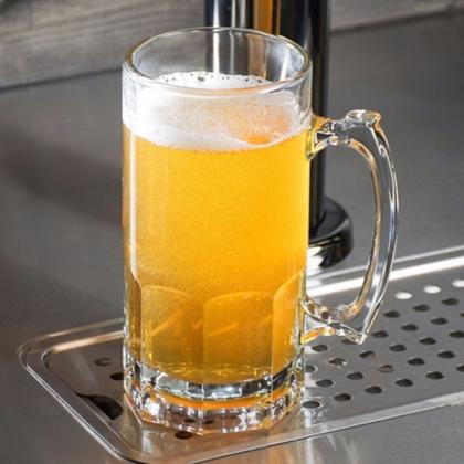Kit 10 Canecas de Vidro 320ml Perfeitas para Cerveja e Chopp - praticasa Imagem de Kit 10 Canecas de Vidro 320ml Perfeitas para Cerveja e Chopp