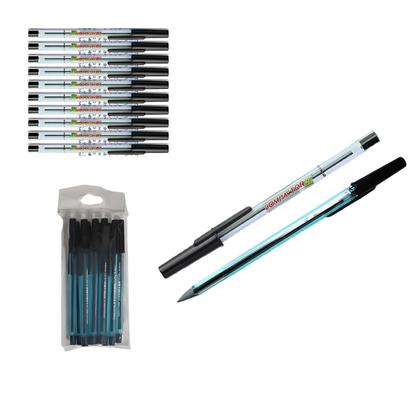 Imagem de Kit 10 Canetas Compactor Ponta Fina 0,7 - Preta