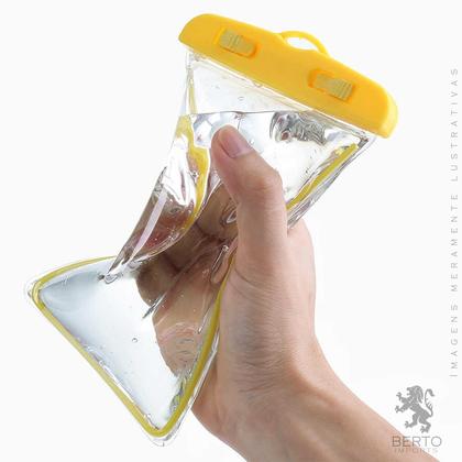 Imagem de Kit 10 Capa Case Celular Protetora Prova D'água Mergulho Praia