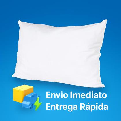 Imagem de Kit 10 Capas De Travesseiro Fronha Impermeável Silenciosa C/ Zíper Antialérgica Percal 200 Fios 100% Algodão