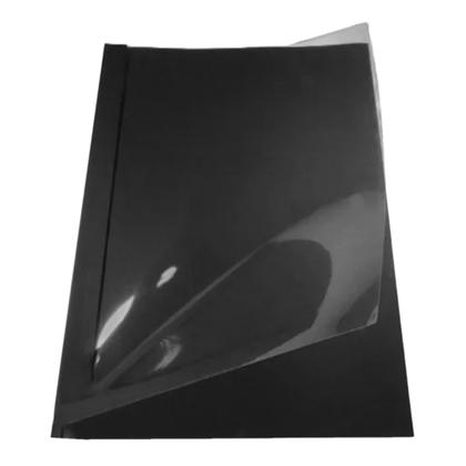 Imagem de Kit 10 Capas Encadernação Térmica Até 30 Folhas A4 Preta