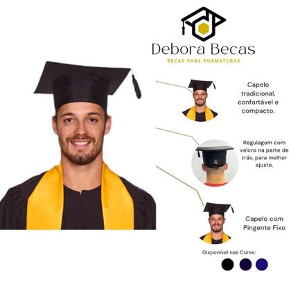 Imagem de Kit 10 Capelos para Formatura 