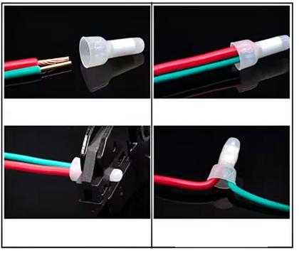 Imagem de Kit 10 Capinhas Trava Fio Metálico Ce5 Multiuso de 10 à 20 amperes rede 110v e 220v