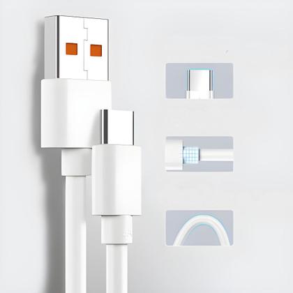 Imagem de Kit 10 Carregador Turbo Tipo C USB Cabo Super Rapido 3.6A