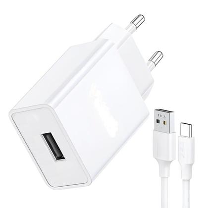 Imagem de Kit 10 Carregador Turbo Tipo C USB Cabo Super Rapido 3.6A