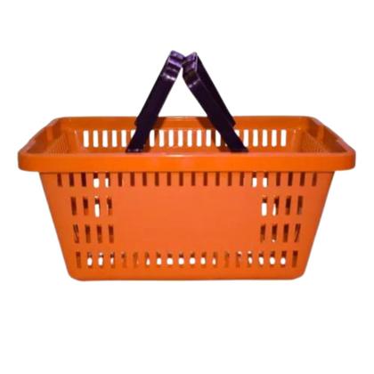 Imagem de Kit 10 Cesta Plástica de Supermercado 13 Litros