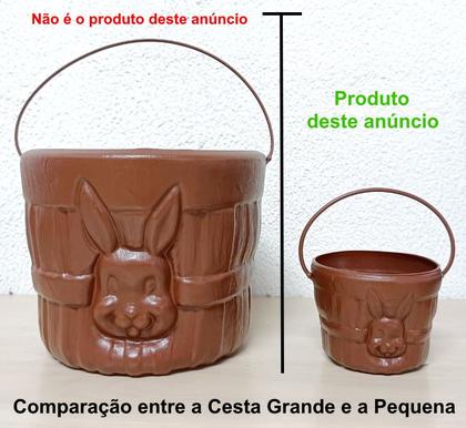 Imagem de Kit 10 Cestas Coelho com Alça para Kits Páscoa Doces Atacado