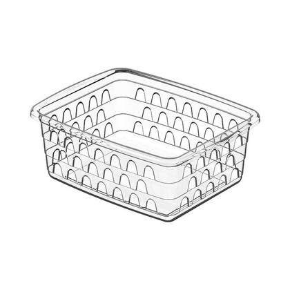 Imagem de Kit 10 Cesto Caixa Organizador Multiuso Pequeno Transparente