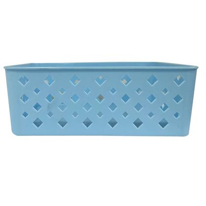 Imagem de Kit 10 Cesto Multiuso Organizador Premium Azul 123Organizei