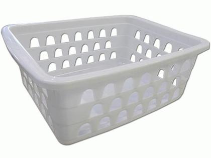 Imagem de Kit 10 Cesto Organizador Multiuso Médio Branco 0593 Uninjet