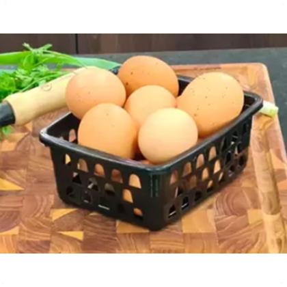 Imagem de Kit 10 Cestos Multiuso Pequeno Preto 12x6x16cm PP Uninjet