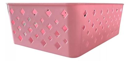 Imagem de Kit 10 cestos organizadores premium rosa