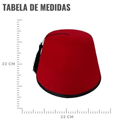 Imagem de Kit 10 Chapéu Turco Fez Tradicional de Feltro