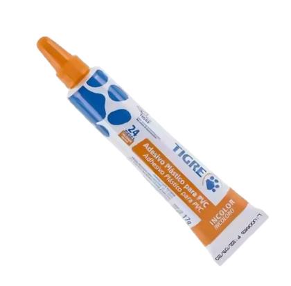 Imagem de Kit 10 Cola para Cano Adesivo Plástico Tigre 17g Pvc Incolor