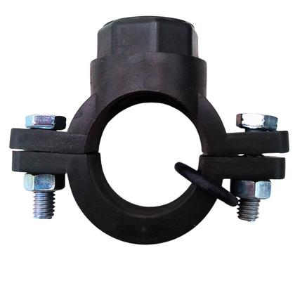 Imagem de Kit 10 Colar de Tomada c/ Derivação Simples Roscada 40mm X 3/4" Irrigação c/ 2 Parafusos