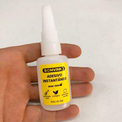 Imagem de Kit 10 Colas Adesivo Instantâneo Ultra Forte 20g Multiuso Resistente à Água