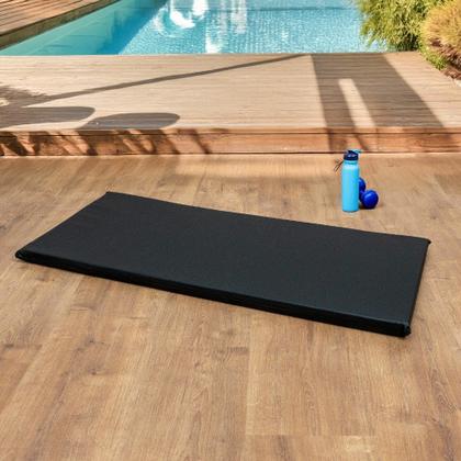 Imagem de Kit 10 Colchonete Premium Academia 90x40x3 Cm Espuma Napa Impermeável D23