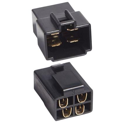 Imagem de Kit 10 Conector 4 Vias Technoise Com Trava Macho E Fêmea Som