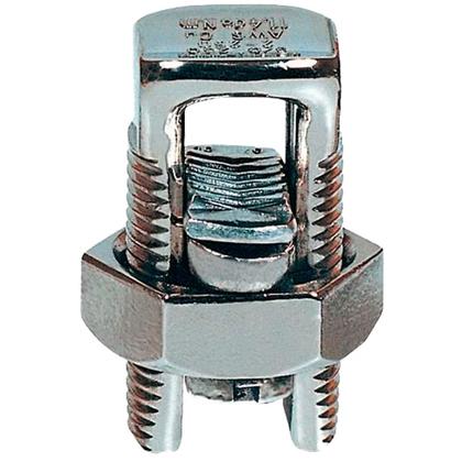 Imagem de Kit 10 Conector Parafuso Fendido Cabos Fios 16mm Split Bolt