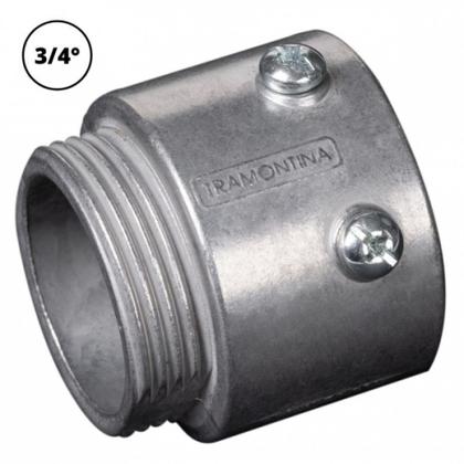 Imagem de Kit 10 conector unidut aluminio conico com rosca 3/4 tramontina