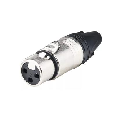 Imagem de Kit 10 Conectores MGS Plug Xlr Linha Femea