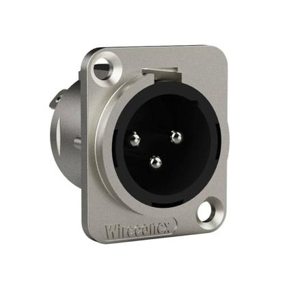 Imagem de Kit 10 Conectores Plug Wireconex XLR WC1033 Macho 3 Polos