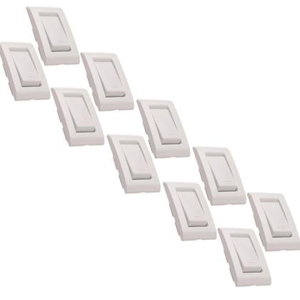 Imagem de Kit 10 Conj. Int. Simples 10A Branco Moveis Liz - Tramontina