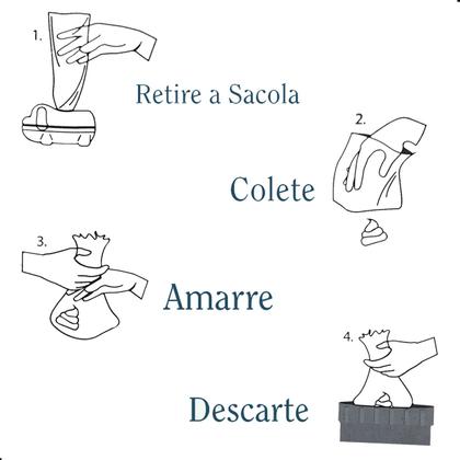 Imagem de Kit 10 Conjunto de Saquinho Coletror Higiênico Para Pet 4L Sanremo