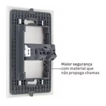 Imagem de Kit 10 Conjunto Tomada 20a 2p+t 4x2 Branca 615081bc Pial Plus+