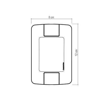 Imagem de Kit 10 Conjunto Tomada Tramontina 4x2 10a Branca Completa Simples Com Tampa 3 polos Aria