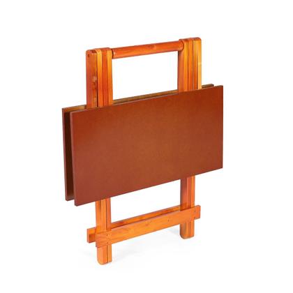 Imagem de Kit 10 Conjuntos Dobráveis 70x70 com 4 Cadeiras Dobráveis Mel - Móveis Britz