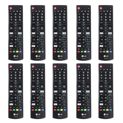 Imagem de Kit 10 Controles Remotos Lg Tv Smart Akb75675304