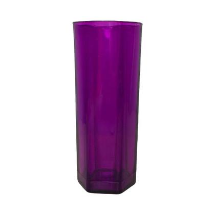 Imagem de Kit 10 Copo Acrílico Long Drinks Festa Formatura 350Ml Roxo